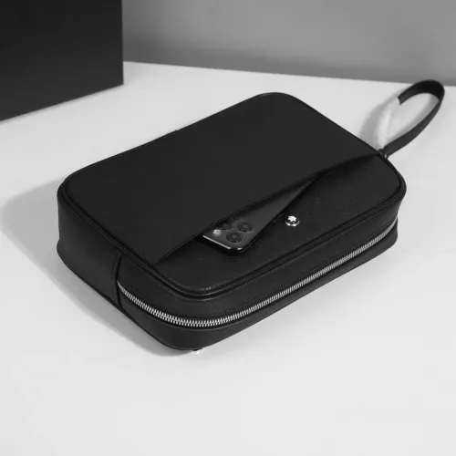 Cheap Mont Blanc AAA Man Pouches #1398280 Replica Wholesale [$96.00 USD] [ITEM#1398280] on Replica Mont Blanc AAA Man Wallets