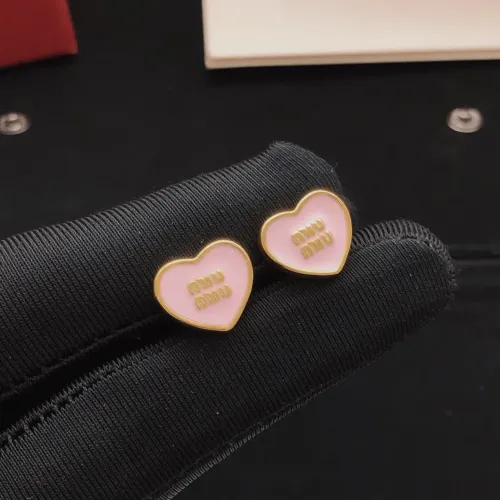 Cheap MIU MIU Earrings For Women #1398282 Replica Wholesale [$25.00 USD] [ITEM#1398282] on Replica MIU MIU Earrings