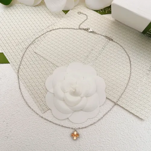 Cheap Van Cleef &amp; Arpels Necklaces For Women #1398299 Replica Wholesale [$27.00 USD] [ITEM#1398299] on Replica Van Cleef &amp; Arpels Necklaces