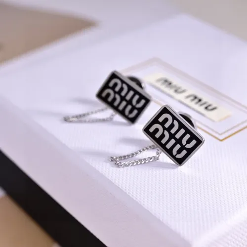 Cheap MIU MIU Earrings For Women #1398317 Replica Wholesale [$25.00 USD] [ITEM#1398317] on Replica MIU MIU Earrings
