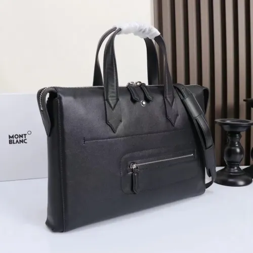 Cheap Mont Blanc AAA Man Handbags #1398349 Replica Wholesale [$140.00 USD] [ITEM#1398349] on Replica Mont Blanc AAA Man Handbags