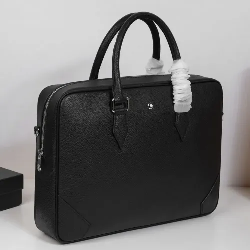 Cheap Mont Blanc AAA Man Handbags #1398364 Replica Wholesale [$162.00 USD] [ITEM#1398364] on Replica Mont Blanc AAA Man Handbags