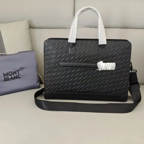 Cheap Mont Blanc AAA Man Handbags #1398367 Replica Wholesale [$162.00 USD] [ITEM#1398367] on Replica Mont Blanc AAA Man Handbags