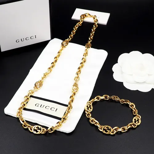 Cheap Gucci Jewelry Set #1398389 Replica Wholesale [$64.00 USD] [ITEM#1398389] on Replica Gucci Jewelry Set
