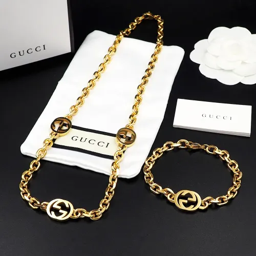 Cheap Gucci Jewelry Set #1398391 Replica Wholesale [$64.00 USD] [ITEM#1398391] on Replica Gucci Jewelry Set