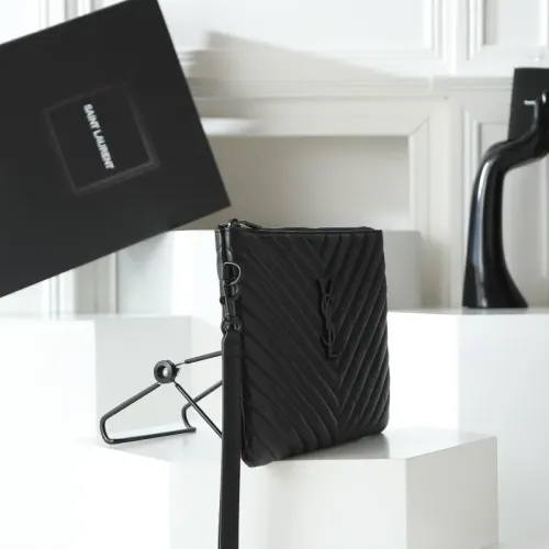 Cheap Yves Saint Laurent AAA Quality Pouches #1398530 Replica Wholesale [$68.00 USD] [ITEM#1398530] on Replica Yves Saint Laurent AAA Wallets