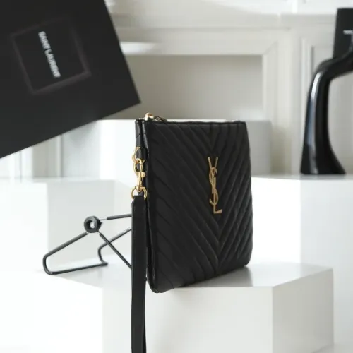 Cheap Yves Saint Laurent AAA Quality Pouches #1398531 Replica Wholesale [$68.00 USD] [ITEM#1398531] on Replica Yves Saint Laurent AAA Wallets