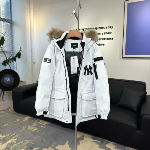 Cheap New York Yankees Down Feather Coat Long Sleeved For Unisex #1398841 Replica Wholesale [$160.00 USD] [ITEM#1398841] on Replica New York Yankees Down Feather Coat
