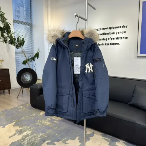 Cheap New York Yankees Down Feather Coat Long Sleeved For Unisex #1398843 Replica Wholesale [$160.00 USD] [ITEM#1398843] on Replica New York Yankees Down Feather Coat