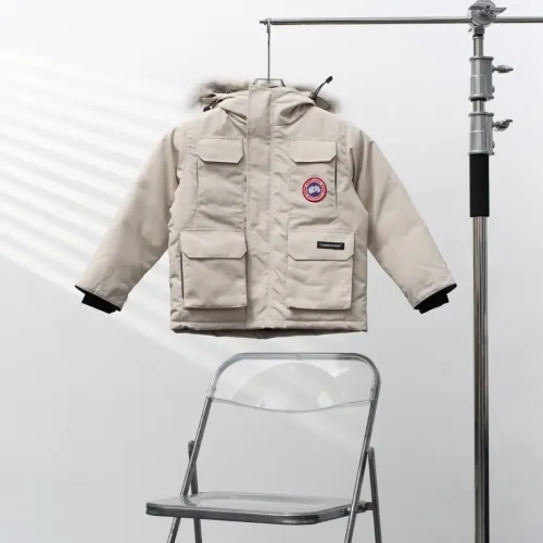 Canada Goose Down Feather Coat Long Sleeved For Kids #1398853