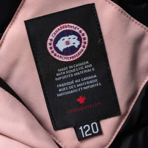 Cheap Canada Goose Down Feather Coat Long Sleeved For Kids #1398854 Replica Wholesale [$132.00 USD] [ITEM#1398854] on Replica Canada Goose Down Feather Coat