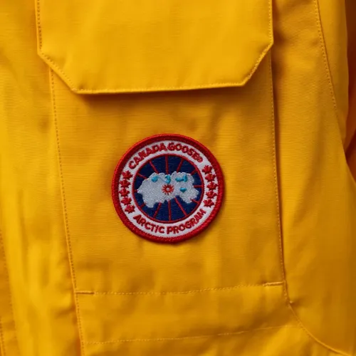 Cheap Canada Goose Down Feather Coat Long Sleeved For Kids #1398855 Replica Wholesale [$132.00 USD] [ITEM#1398855] on Replica Canada Goose Down Feather Coat