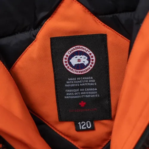 Cheap Canada Goose Down Feather Coat Long Sleeved For Kids #1398856 Replica Wholesale [$132.00 USD] [ITEM#1398856] on Replica Canada Goose Down Feather Coat