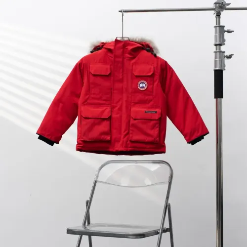 Canada Goose Down Feather Coat Long Sleeved For Kids #1398857