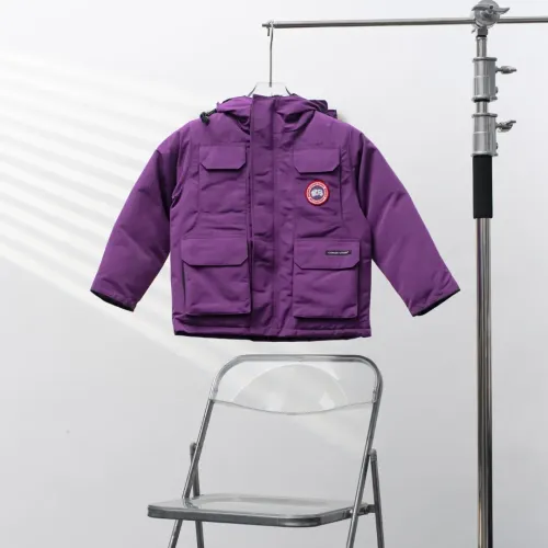 Canada Goose Down Feather Coat Long Sleeved For Kids #1398858