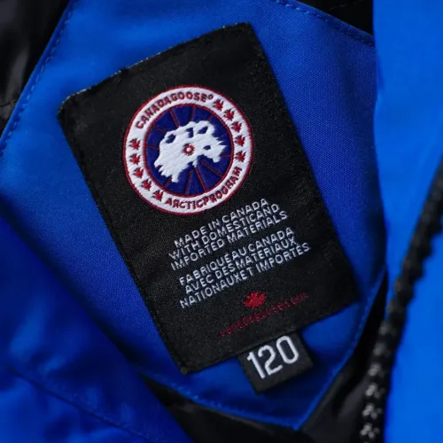 Cheap Canada Goose Down Feather Coat Long Sleeved For Kids #1398859 Replica Wholesale [$132.00 USD] [ITEM#1398859] on Replica Canada Goose Down Feather Coat