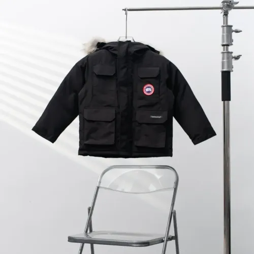 Canada Goose Down Feather Coat Long Sleeved For Kids #1398861