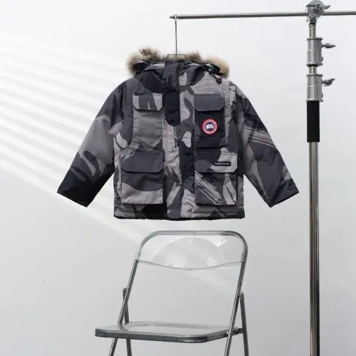 Canada Goose Down Feather Coat Long Sleeved For Kids #1398863