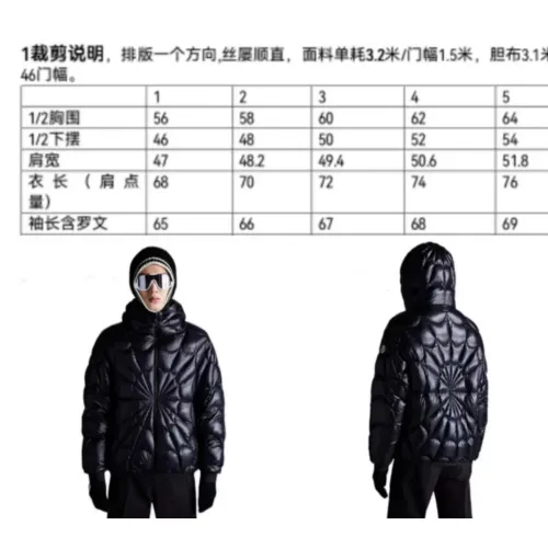 Cheap Moncler Down Feather Coat Long Sleeved For Men #1398877 Replica Wholesale [$160.00 USD] [ITEM#1398877] on Replica Moncler Down Feather Coat