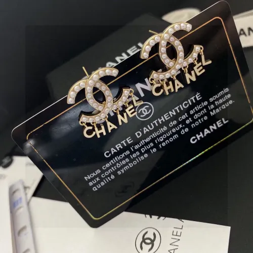 Cheap Chanel Earrings For Women #1398937 Replica Wholesale [$25.00 USD] [ITEM#1398937] on Replica Chanel Earrings