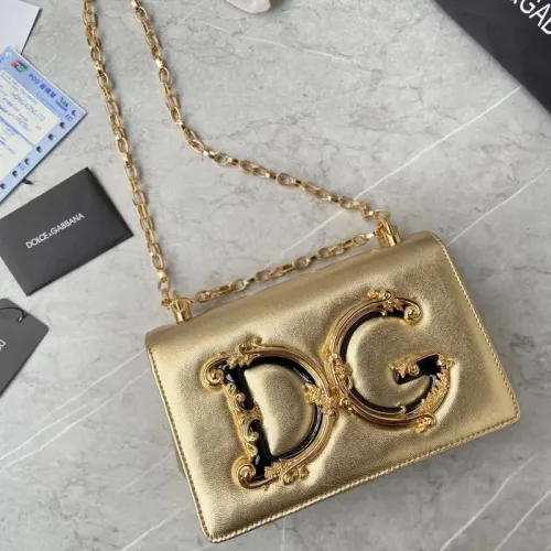 Cheap Dolce &amp; Gabbana D&amp;G AAA Quality Messenger Bags For Women #1398976 Replica Wholesale [$182.00 USD] [ITEM#1398976] on Replica Dolce &amp; Gabbana D&amp;G AAA Quality Messenger Bags