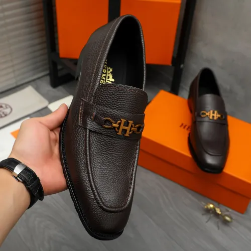 Cheap Hermes Leather Shoes For Men #1399057 Replica Wholesale [$85.00 USD] [ITEM#1399057] on Replica Hermes Leather Shoes