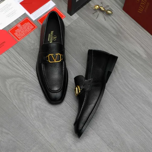 Cheap Valentino Leather Shoes For Men #1399068 Replica Wholesale [$85.00 USD] [ITEM#1399068] on Replica Valentino Leather Shoes