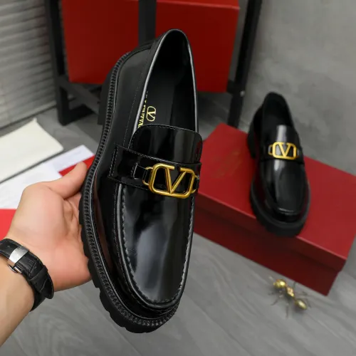 Cheap Valentino Leather Shoes For Men #1399070 Replica Wholesale [$85.00 USD] [ITEM#1399070] on Replica Valentino Leather Shoes
