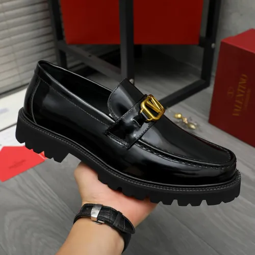 Cheap Valentino Leather Shoes For Men #1399070 Replica Wholesale [$85.00 USD] [ITEM#1399070] on Replica Valentino Leather Shoes