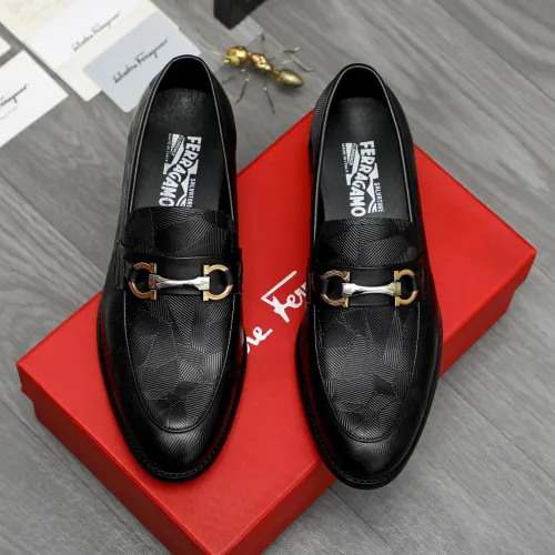 Cheap Salvatore Ferragamo Leather Shoes For Men #1399115 Replica Wholesale [$82.00 USD] [ITEM#1399115] on Replica Salvatore Ferragamo Leather Shoes