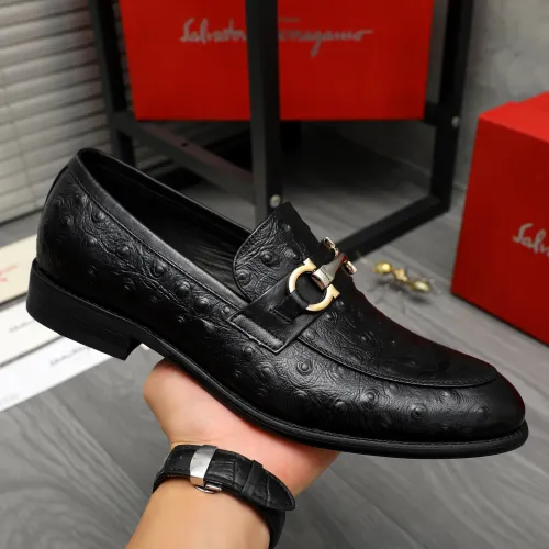 Cheap Salvatore Ferragamo Leather Shoes For Men #1399116 Replica Wholesale [$82.00 USD] [ITEM#1399116] on Replica Salvatore Ferragamo Leather Shoes