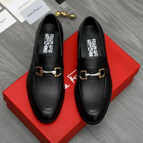 Cheap Salvatore Ferragamo Leather Shoes For Men #1399125 Replica Wholesale [$82.00 USD] [ITEM#1399125] on Replica Salvatore Ferragamo Leather Shoes