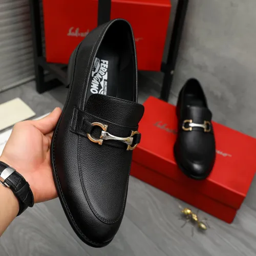 Cheap Salvatore Ferragamo Leather Shoes For Men #1399125 Replica Wholesale [$82.00 USD] [ITEM#1399125] on Replica Salvatore Ferragamo Leather Shoes