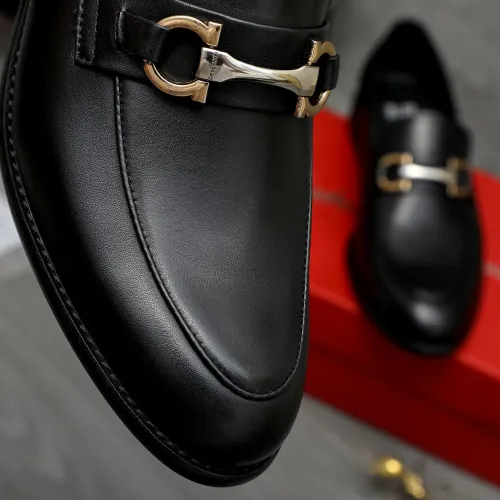 Cheap Salvatore Ferragamo Leather Shoes For Men #1399127 Replica Wholesale [$82.00 USD] [ITEM#1399127] on Replica Salvatore Ferragamo Leather Shoes