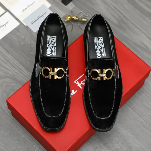 Cheap Salvatore Ferragamo Leather Shoes For Men #1399136 Replica Wholesale [$80.00 USD] [ITEM#1399136] on Replica Salvatore Ferragamo Leather Shoes