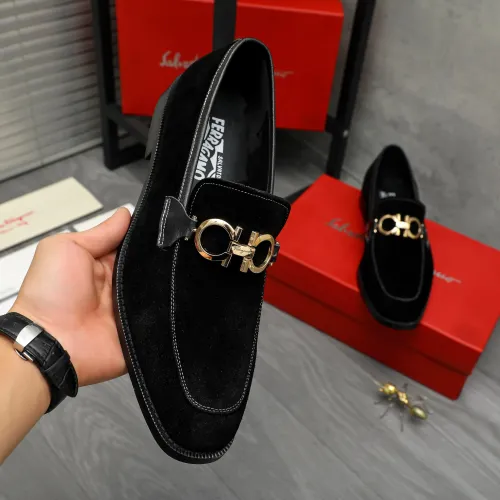Cheap Salvatore Ferragamo Leather Shoes For Men #1399136 Replica Wholesale [$80.00 USD] [ITEM#1399136] on Replica Salvatore Ferragamo Leather Shoes
