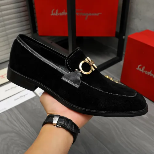 Cheap Salvatore Ferragamo Leather Shoes For Men #1399136 Replica Wholesale [$80.00 USD] [ITEM#1399136] on Replica Salvatore Ferragamo Leather Shoes
