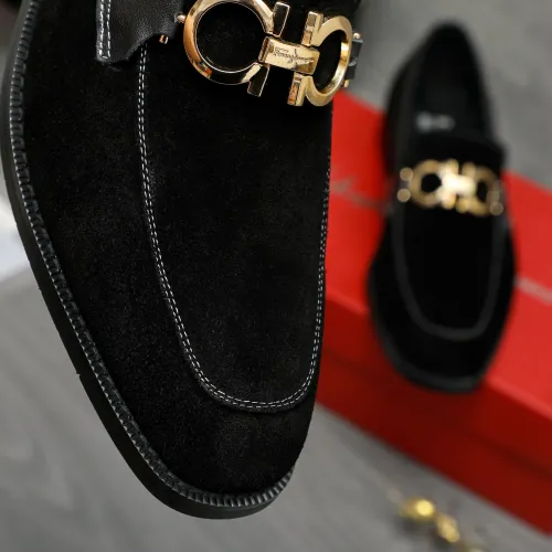 Cheap Salvatore Ferragamo Leather Shoes For Men #1399136 Replica Wholesale [$80.00 USD] [ITEM#1399136] on Replica Salvatore Ferragamo Leather Shoes