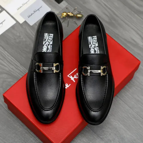 Cheap Salvatore Ferragamo Leather Shoes For Men #1399144 Replica Wholesale [$82.00 USD] [ITEM#1399144] on Replica Salvatore Ferragamo Leather Shoes