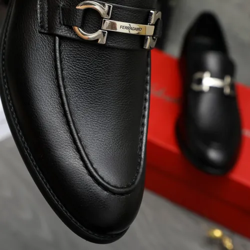 Cheap Salvatore Ferragamo Leather Shoes For Men #1399144 Replica Wholesale [$82.00 USD] [ITEM#1399144] on Replica Salvatore Ferragamo Leather Shoes