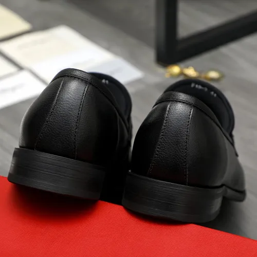 Cheap Salvatore Ferragamo Leather Shoes For Men #1399144 Replica Wholesale [$82.00 USD] [ITEM#1399144] on Replica Salvatore Ferragamo Leather Shoes