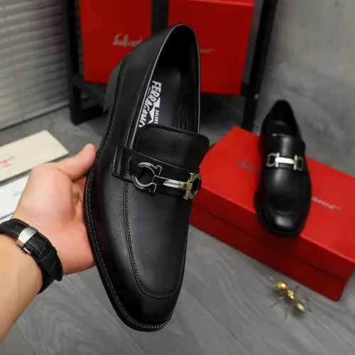 Cheap Salvatore Ferragamo Leather Shoes For Men #1399146 Replica Wholesale [$82.00 USD] [ITEM#1399146] on Replica Salvatore Ferragamo Leather Shoes