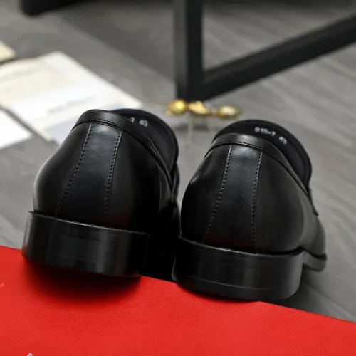 Cheap Salvatore Ferragamo Leather Shoes For Men #1399146 Replica Wholesale [$82.00 USD] [ITEM#1399146] on Replica Salvatore Ferragamo Leather Shoes
