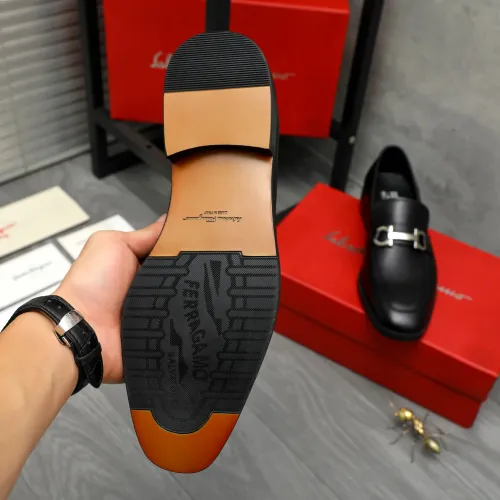 Cheap Salvatore Ferragamo Leather Shoes For Men #1399147 Replica Wholesale [$82.00 USD] [ITEM#1399147] on Replica Salvatore Ferragamo Leather Shoes