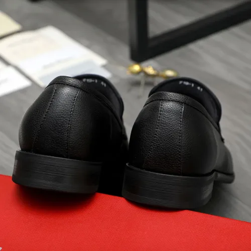 Cheap Salvatore Ferragamo Leather Shoes For Men #1399148 Replica Wholesale [$82.00 USD] [ITEM#1399148] on Replica Salvatore Ferragamo Leather Shoes