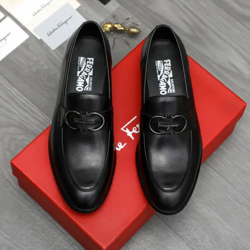 Cheap Salvatore Ferragamo Leather Shoes For Men #1399149 Replica Wholesale [$82.00 USD] [ITEM#1399149] on Replica Salvatore Ferragamo Leather Shoes