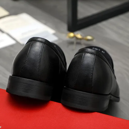 Cheap Salvatore Ferragamo Leather Shoes For Men #1399149 Replica Wholesale [$82.00 USD] [ITEM#1399149] on Replica Salvatore Ferragamo Leather Shoes