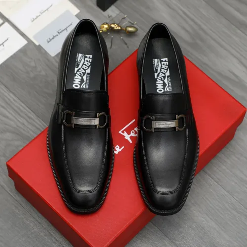 Cheap Salvatore Ferragamo Leather Shoes For Men #1399150 Replica Wholesale [$82.00 USD] [ITEM#1399150] on Replica Salvatore Ferragamo Leather Shoes