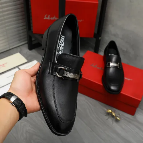 Cheap Salvatore Ferragamo Leather Shoes For Men #1399150 Replica Wholesale [$82.00 USD] [ITEM#1399150] on Replica Salvatore Ferragamo Leather Shoes