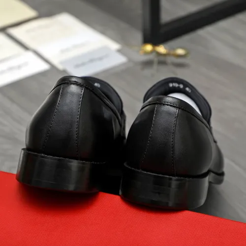 Cheap Salvatore Ferragamo Leather Shoes For Men #1399150 Replica Wholesale [$82.00 USD] [ITEM#1399150] on Replica Salvatore Ferragamo Leather Shoes